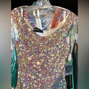 Primavera Stretch Sequin Short Dress size 10